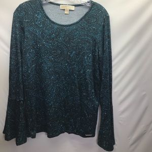 Michael Kors bell sleeve blouse